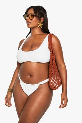 Plus Swimwear Essentials Tanga Brief