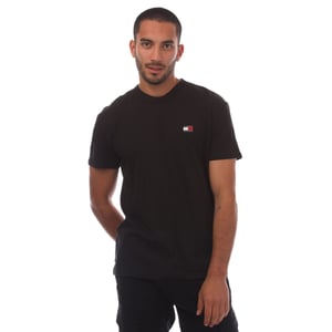 Herr Tommy Hilfiger Tonal Badge T-shirt i Svart