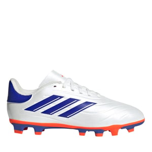 Boy's adidas Juniors Copa Pure 2 Club FxG Football Boots in White