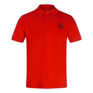 Diesel Klein Driehoekig Logo Rood Poloshirt