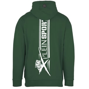 Plein Sport Large Logo On Back Green Hoodie