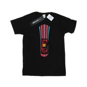 Disney Heren Cars Bliksem McQueen Strepen T-Shirt (Zwart)