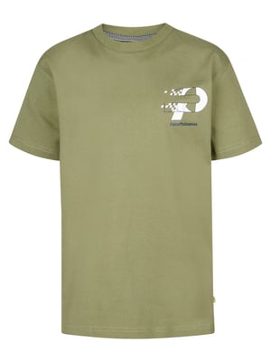 Petrol Industries - Jongens Artwork T-shirt Oceancrest - Groen