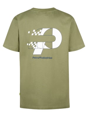 Petrol Industries - Jongens Artwork T-shirt Oceancrest - Groen