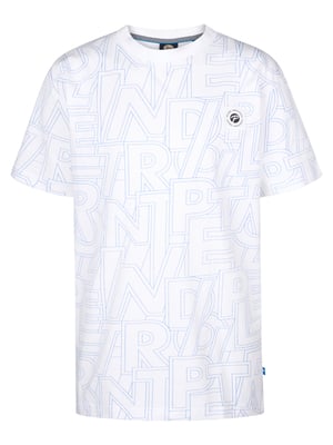 Petrol Industries - Jongens All-over Print T-shirt Hibiscusbreeze - Wit