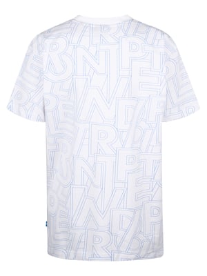 Petrol Industries - Jongens All-over Print T-shirt Hibiscusbreeze - Wit