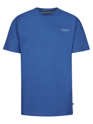 Petrol Industries - Jongens Backprint T-shirt Nautical - Blauw