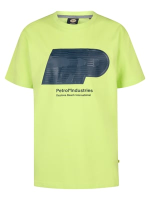 Petrol Industries - Jongens Artwork T-shirt Seapearl - Geel