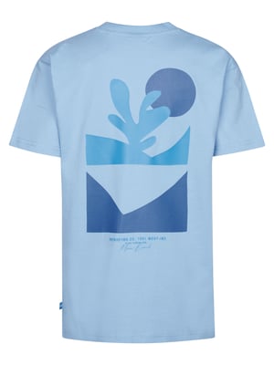 Petrol Industries - Jongens Backprint T-shirt Nautical - Blauw