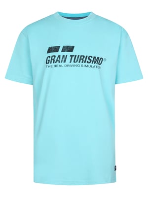 Petrol Industries - Jongens Logo T-shirt Gran Turismo Pit Stop - Blauw