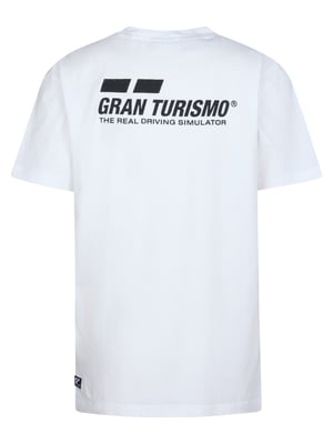 Petrol Industries - Jongens Logo T-shirt Gran Turismo Overdrive - Wit