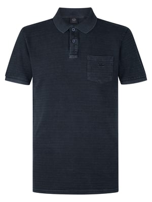 Petrol Industries - Heren Klassieke Polo Harborstone - Blauw