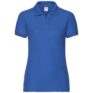 Fruit of the Loom Dames/dames Dame Fit Piqué Polo Shirt (Koningsblauw)