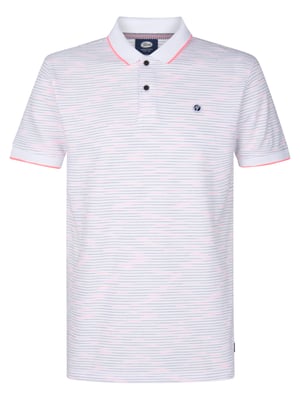 Petrol Industries - Heren All-over Print Polo Drift - Wit