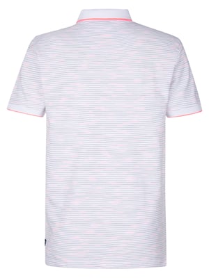 Petrol Industries - Heren All-over Print Polo Drift - Wit