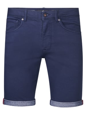 Petrol Industries - Heren Jackson Gekleurde Denim Short Coconut - Blauw
