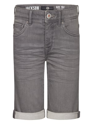 Petrol Industries - Jongens Jackson Stretch Denim Short Valencia - Grijs