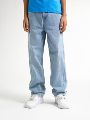 Petrol Industries - Jongens Lenox Loose Fit Jeans Alligator - Blauw