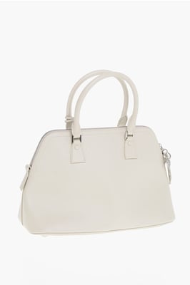 MM11 Läder 5AC Toteväska med Avtagbar Axelrem i Beige