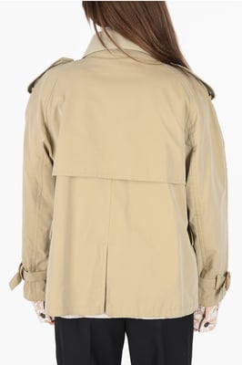 MM0 Mpadad dubbelknäppt kavaj med innermesh i beige