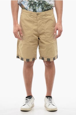 Vändbara Bufallo Shorts i Beige