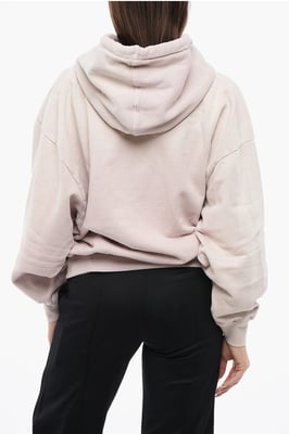Maxi Hoodie LAUNDRY med logotyp och påsydd ficka i rosa