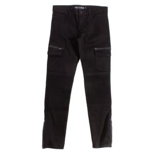 Christian Rose Women's Black Biker Trousers