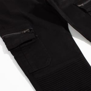 Christian Rose Women's Black Biker Trousers