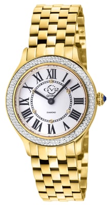 Milan Round Swiss Quartz Diamond Dial Bracelet Watch, 32 mm