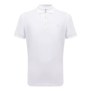 Burberry Monogram Broderad Vit Pikétröja