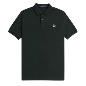 Fred Perry effen nachtgroen poloshirt met korte mouwen