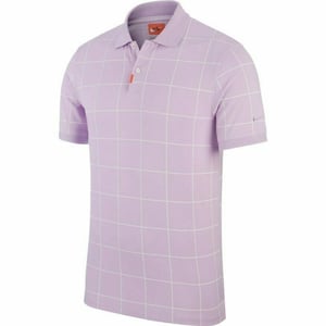 Nike Dri-Fit Lila Rutig Pikétröja
