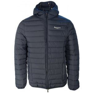 Aquascutum Active 100GR Hooded Navy Blue Jacket