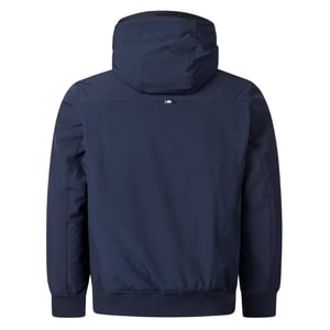 Aquascutum Active Plain Hooded Navy Blue Jacket
