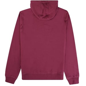 Aquascutum Active Stor Logo Vinröd Hoodie