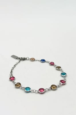 Round Multicolour Crystal Bracelet
