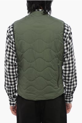 Ripstop quiltad dunjacka i grönt