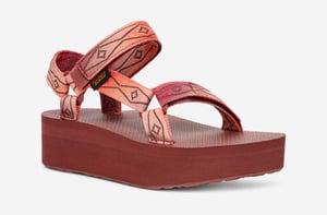 Teva Flatform Universal Women's Sunscape Scarlet Sandals