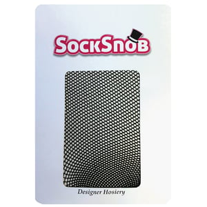 Ladies Black Soft Fishnet Stockings