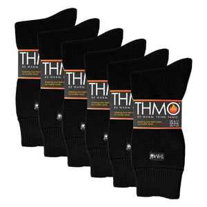 6 Pairs Mens Soft Breathable Thermal Socks