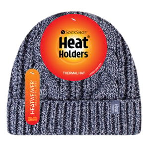 Dam Kabel Vändbar Varm Termisk Beanie Hat