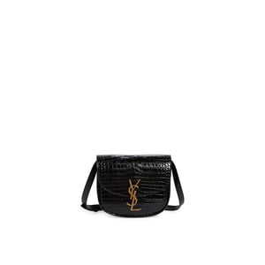 Saint Laurent Kaia Croco Axelväska
