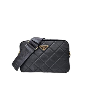 PRADA gewatteerde nylon cameratas