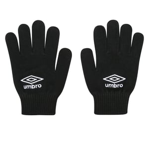Umbro Childrens/Kids Knitted Winter Gloves (Black)