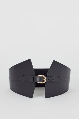 Leather Wide Waist Belt