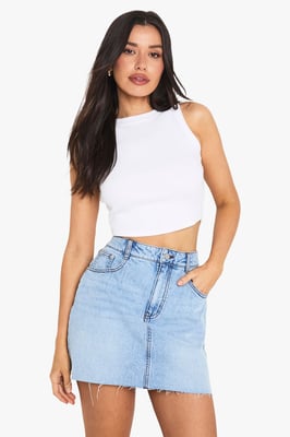 Tall Denim Mini Skirt