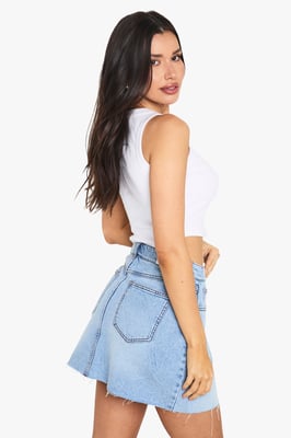 Tall Denim Mini Skirt