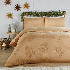 Duvet Day Gingerbread Tufted Soft Touch Duvet Set