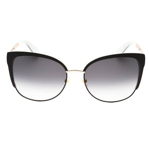 Kate Spade Genice Black Gold Frame Grey Gradient Lens Sunglasses
