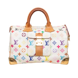 Louis Vuitton Takashi Murakami Speedy 30 Handbag - '00s